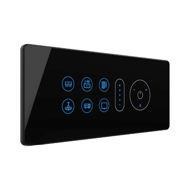 Control everything at your fingertips with sleek touch panels.